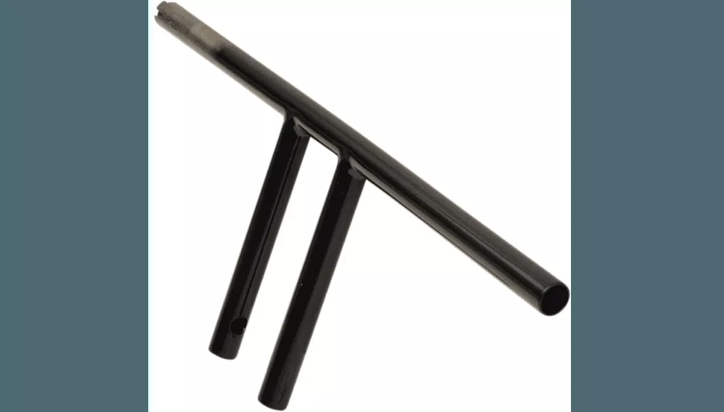 CLEARANCE Drag Specialties 1" Gloss Black Handlebars - 8" T-Bar
