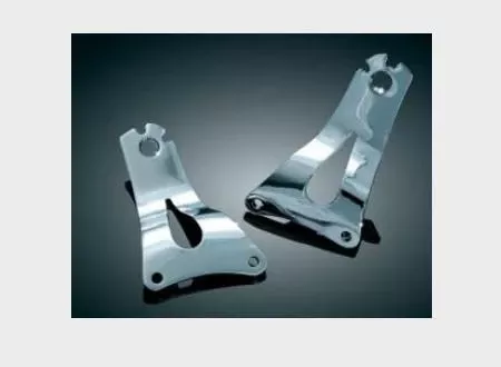 *CLEARANCE* Kuryakyn Fixed Low Mounting Plates for ’09-12 FL Touring Models Multi-Purpose Driver/Passenger Backrest Sold Separately