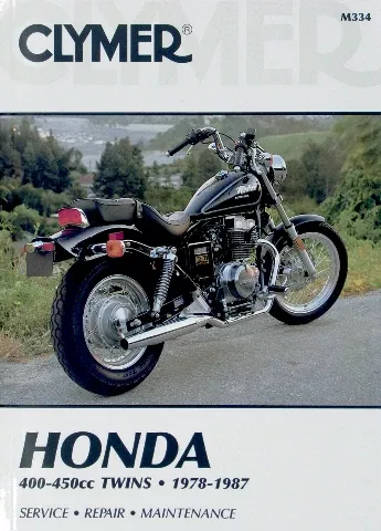 Clymer Service Repair Manual 1978-1987 Honda 400-450cc Hawk CM Nighthawk Rebel
