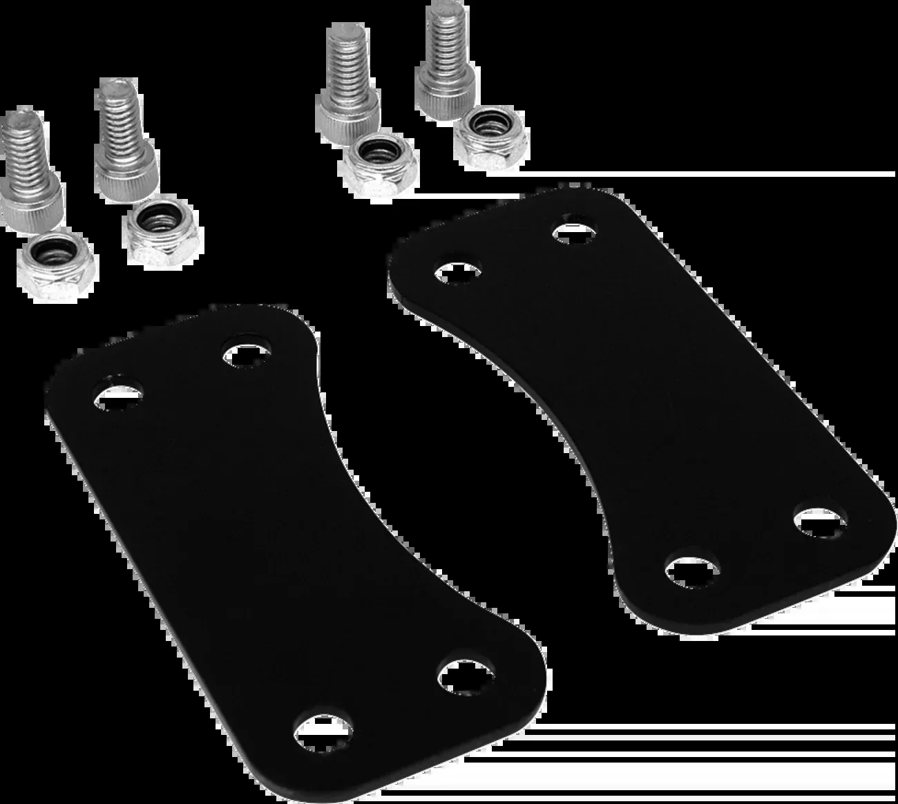 Coastal Moto 21" Black Fender Lift Bracket Riser 4 Harley 14-23 Touring