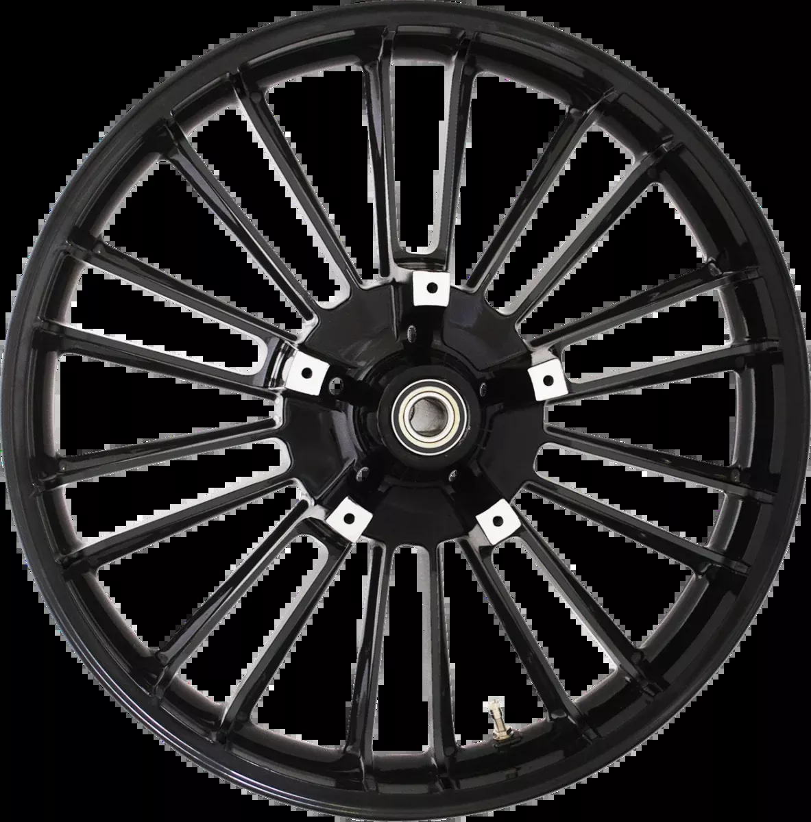 Coastal Moto 21x3.5 Atlantic 3D Black Front Wheel W/ABS 4 Harley 08-24 Touring