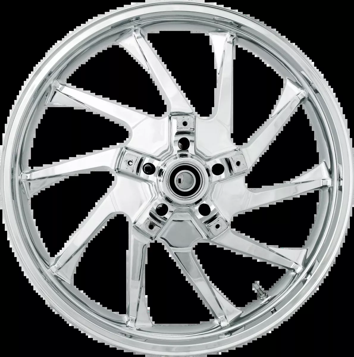 Coastal Moto 21x3.5 Hurricane 3D Chrome Front Wheel 4 Harley 08-24 Touring