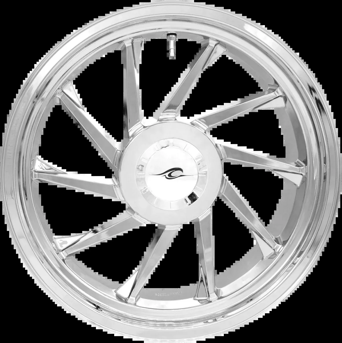 Coastal Moto Chrome 18" Hurricane 3D Rear Left Wheel 4 Harley 09-24 Trike
