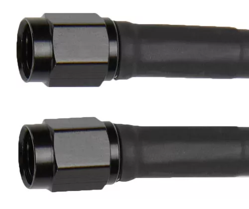 Coated Braided Line 18in #3 Hose -3 Straight/-3 Straight ALL48363