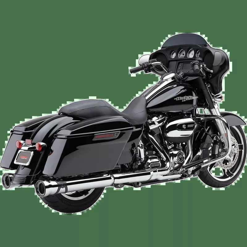 Cobra 17-18 FLH Mufflers 4.5 R-Pro Chrome