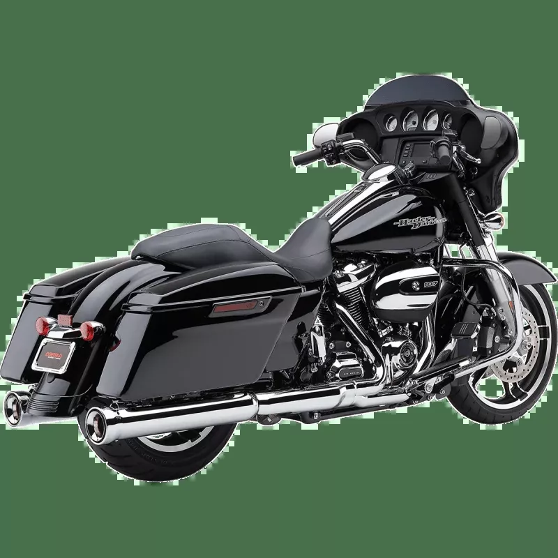 Cobra 17-18 FLH Mufflers NH Chrome