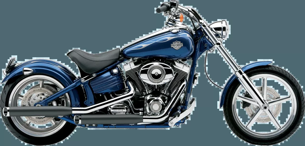 Cobra 3 Inch Slip On Mufflers w/ Billet Tips for '07-17 Harley-Davidson Softail Models including Rocker - Chrome