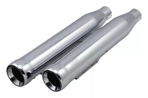 Cobra 3" Neighbor Hater Chrome Slip-On Exhaust Mufflers (6045)