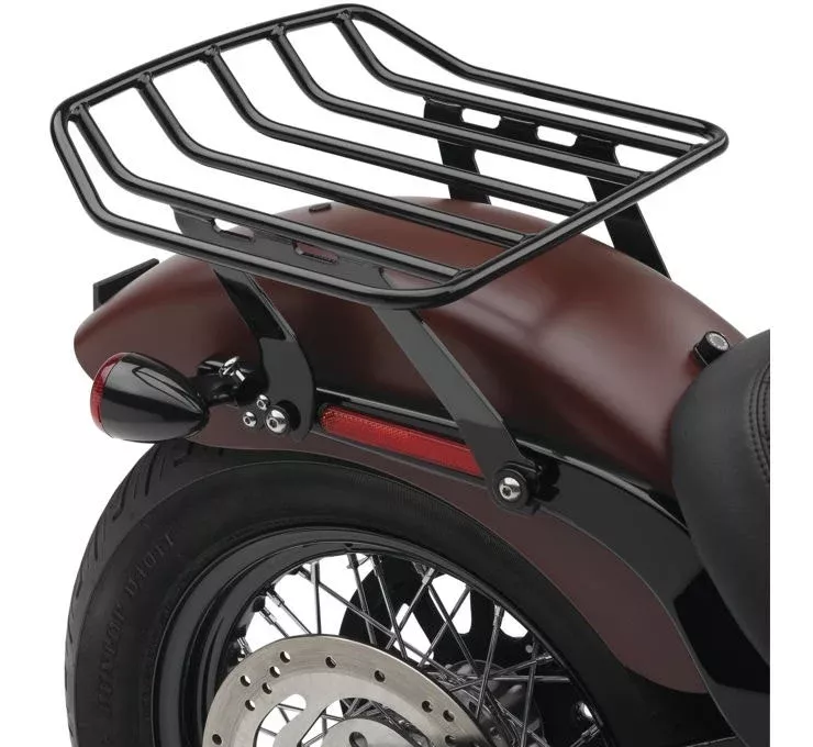 Cobra 602-2614B Black Big Ass Racks Detachable Luggage Carrier 18-19 Softail