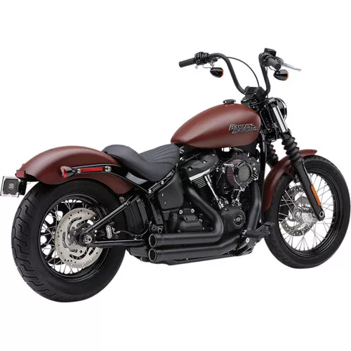 Cobra 909 2-Into-2 Exhaust for 2018-2022 Harley Sport Glide & Heritage - Black