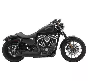 Cobra 909 2-Into-2 Exhaust Systems for '14-22 Harley Davidson Sportster XL - Black