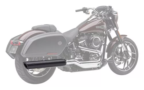 Cobra 909 Twins Black Slip-On Muffler (6520B)