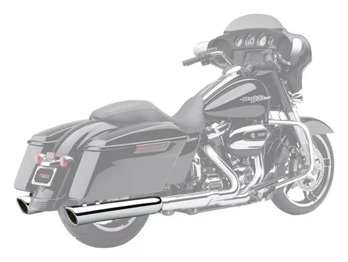Cobra 909-Twins Chrome Slip-On Exhaust Mufflers (6108)