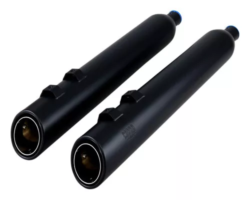 Cobra 909 Uppercut Raven Black Slip-On Mufflers (6268RB)