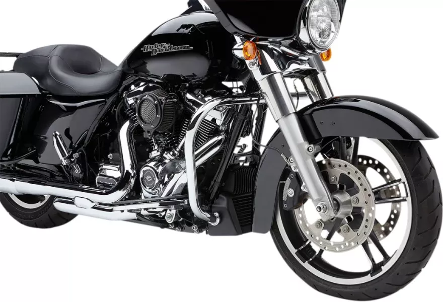 Cobra Chrome 601-2113 V-Bend Freeway Engine Guard Bar Harley Touring 14-Up