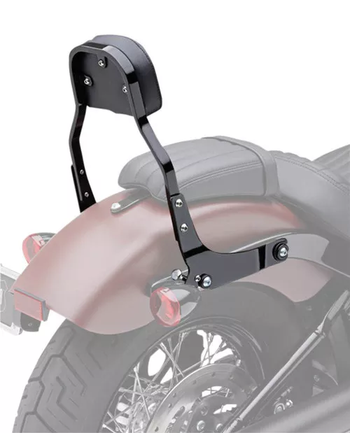 Cobra Detachable 11" High Square Pad Black Sissy Bar Backrest Kit (602-2030B)