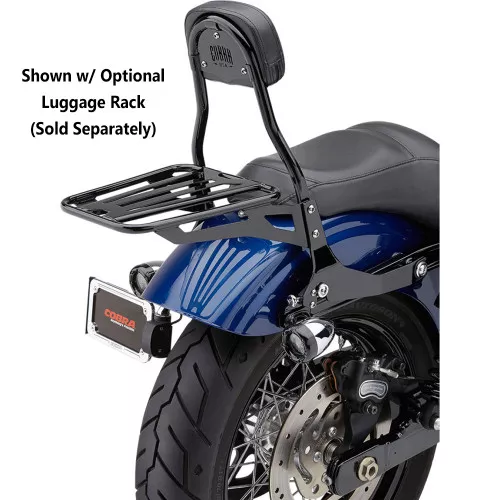 Cobra Detachable Backrest Kit for 2006-2017 Harley Dyna - Black