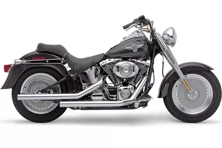 Cobra Dragsters Exhaust for Harley Davidson Softail '07-11 - Chrome