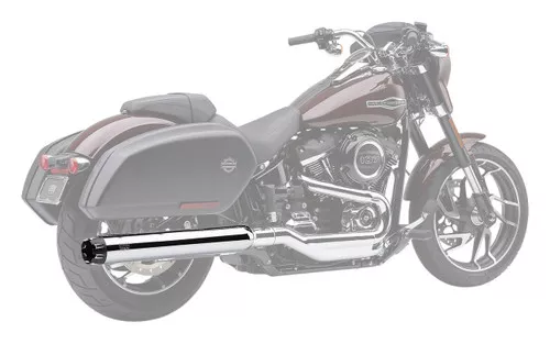 Cobra Dual Cut Slip-On Chrome Muffler (6521)