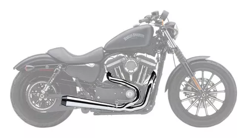 Cobra El Diablo 2-into-1 Chrome 4" Exhaust System (6475)