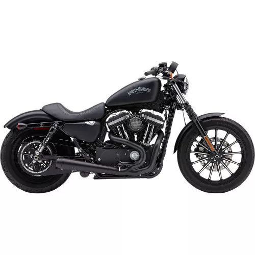 Cobra El Diablo 2-Into-1 Exhaust for 2014-2022 Harley Sportster - Black