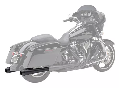 Cobra El Diablo Raven Black 4" Slip-On Mufflers (6208RB)