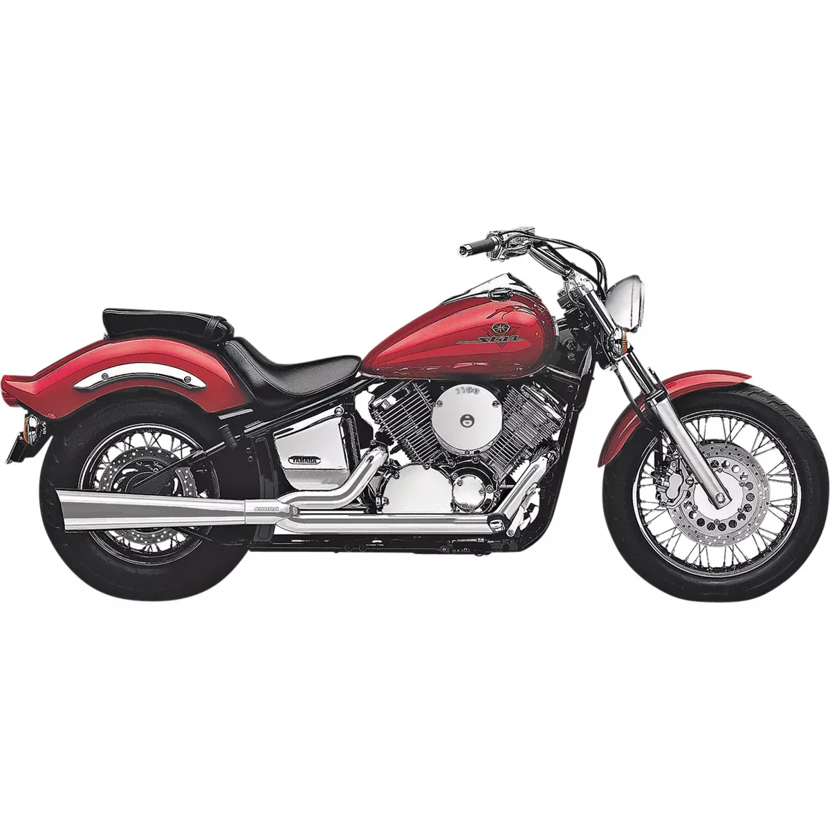 Cobra Power Pro 2-Into-1 Exhaust System – 2417 Yamaha Star 1100 Custom 1999-2009