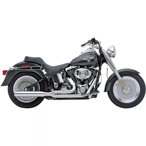 Cobra PowerPro HP 2-1 Exhaust for 2007-2011 Harley Softail FXST/ FLST - Chrome