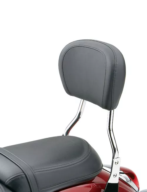 Cobra Round Short 14" Chrome Sissy Bar Backrest (02-8701)