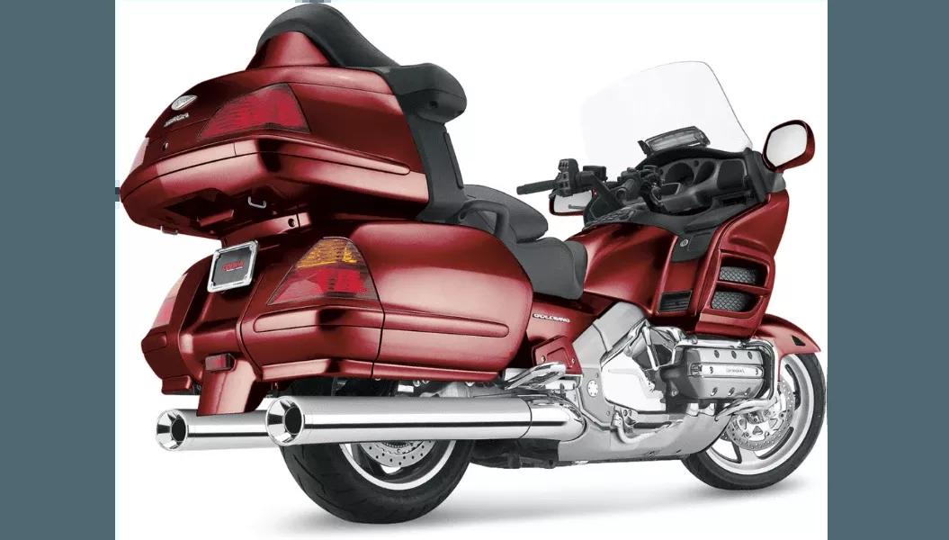 Cobra Slip-On Mufflers with Billet Tips for Honda GL1800 '01-11