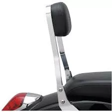 Cobra Square Mini 11" Chrome Sissy Bar Passenger Backrest (02-4650)