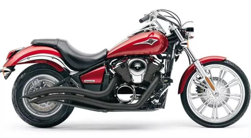 Cobra Swept Exhaust for Vulcan 900 '06-19 - Black
