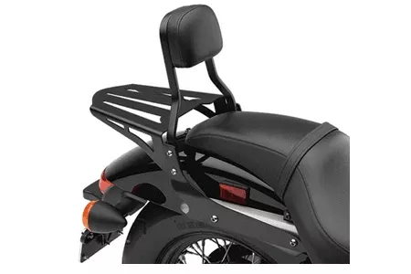 CobraFlat Laser-Cut Luggage Rack for V-Star 1100 '99-09 (Fits Cobra bars only)-Black DOES NOT INCLUDE SISSY BAR