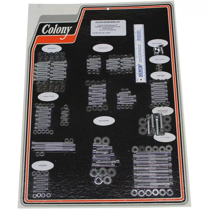 Colony Engine Bolt Kit 4 Harley 17-20 Touring Models