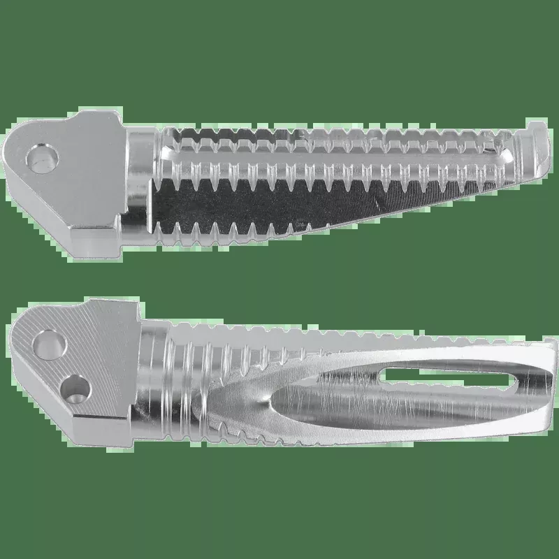 Competition Werkes Silver Suzuki Passenger Footpegs C.W.