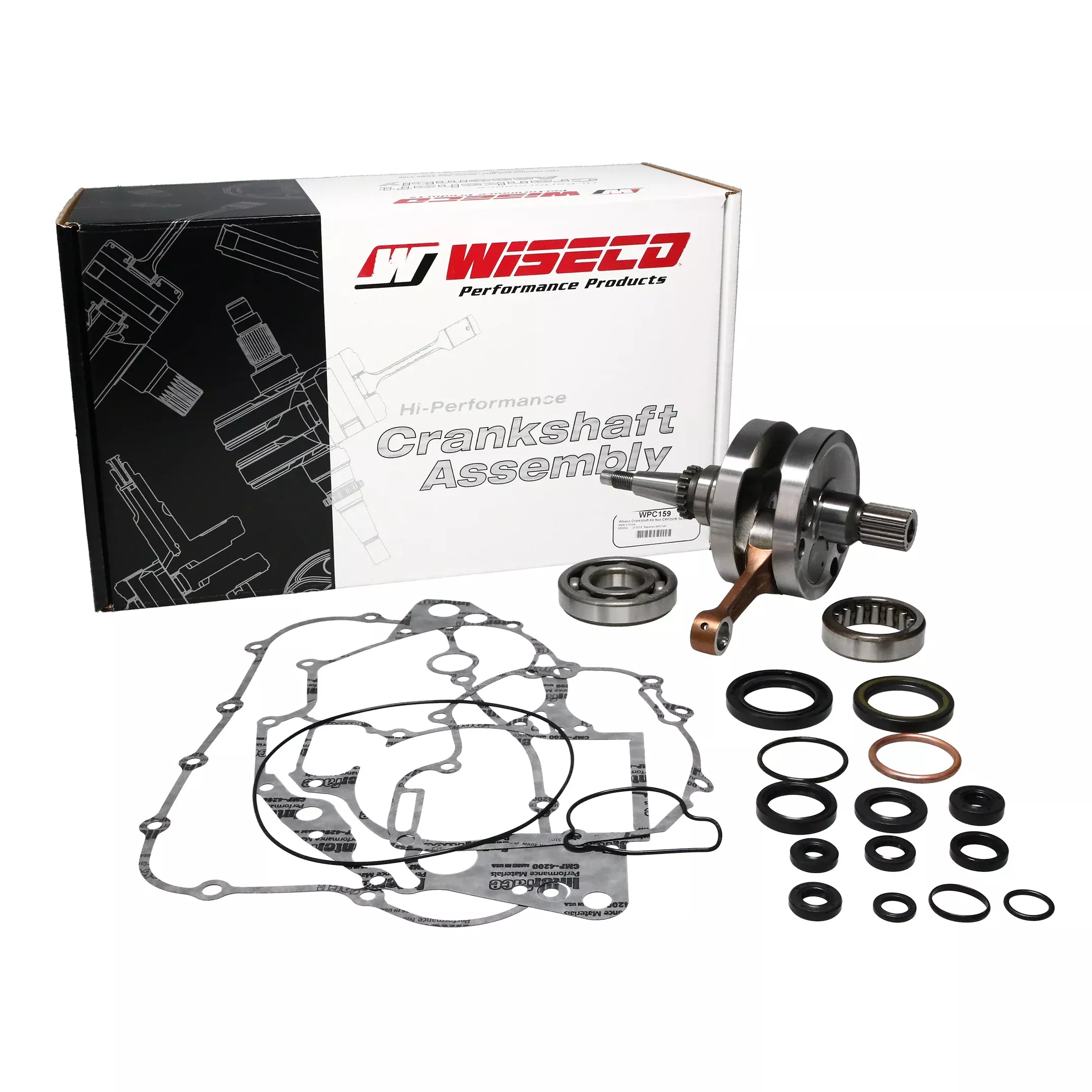 CRANKSHAFT BOTTOM KIT 92-01 KX250, WISECO WPC128B KAWASAKI MX