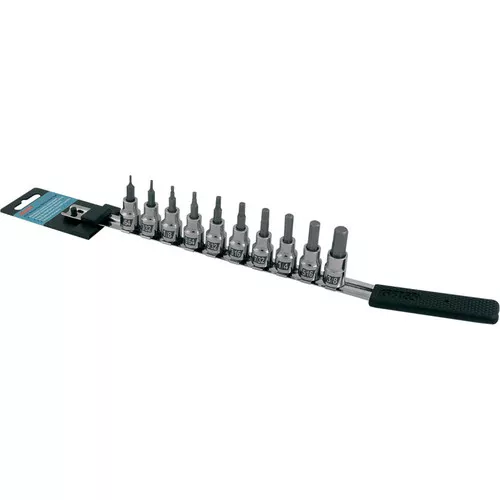 Cruz 10-Piece 3/8″ Drive Standard Allen Socket Set (IN38HBS)