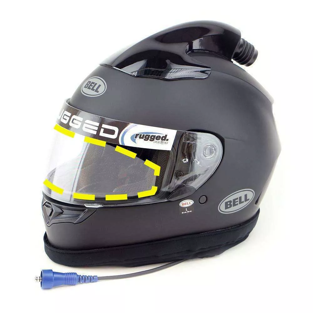 CruzArmor Universal EZ-C Clear DIY Helmet Shield Protection Kit CRUZARMOR-UNIVERSAL