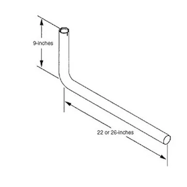 Cummins Onan (155-3481-02 Tail Pipe/Exhaust Kit