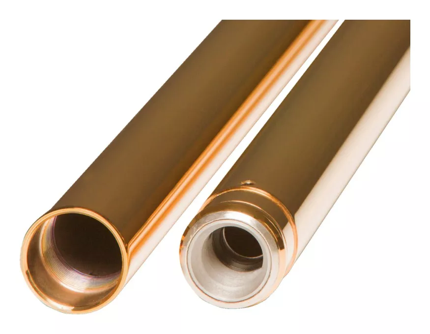 Custom Cycle Engineering Gold TNC 49mm Fork Tubes For Harley Softail 2018-2026