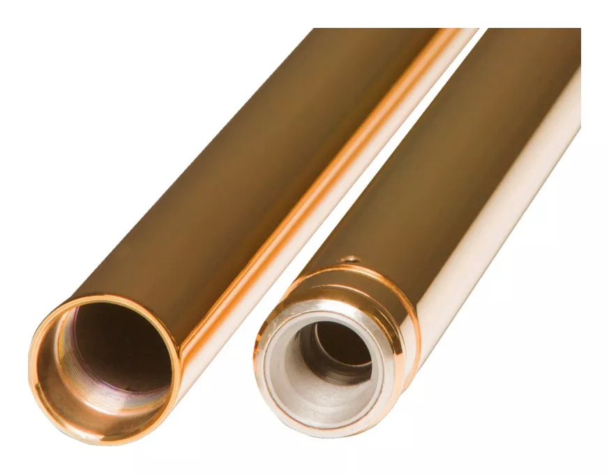 Custom Cycle Engineering Gold TNC 49mm Fork Tubes For Harley Touring 2017-2026
