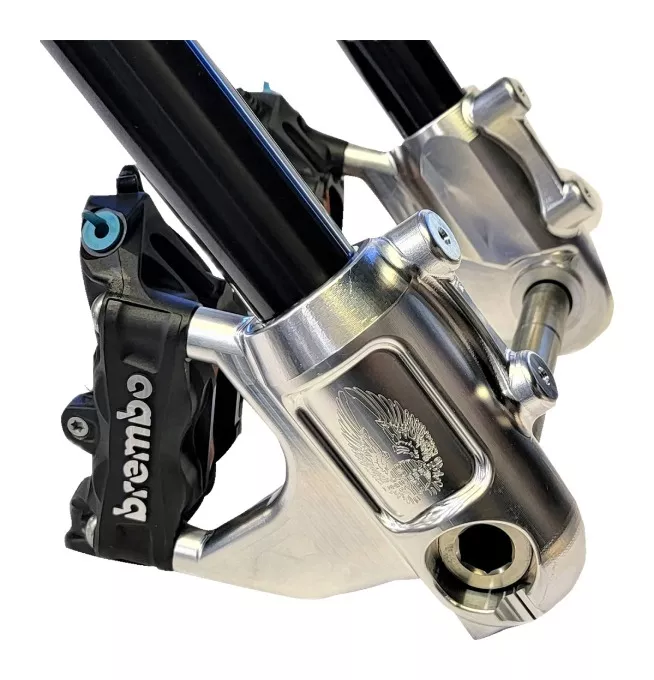 Custom Cycle Engineering Radial Brake Caliper Brackets For Harley FXLRS/ST 2020-2026
