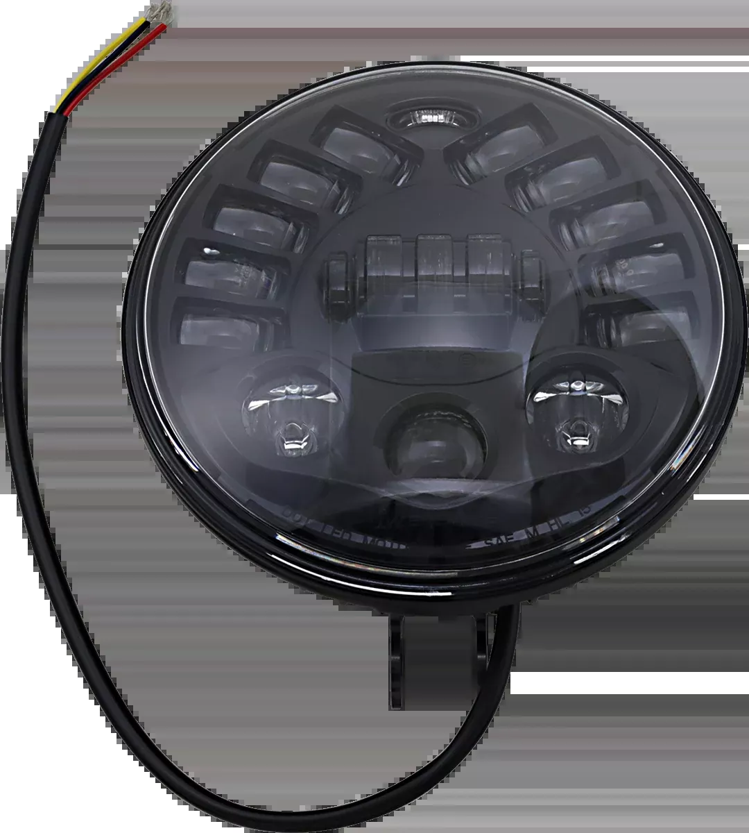 Custom Dynamics Adaptive Headlight – 7″ – Pedestal Mount – Black – PB-7PA-B