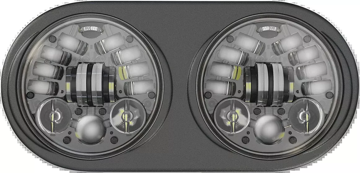 Custom Dynamics Adaptive LED Headlight – Black – Black – PB-RG13A-B