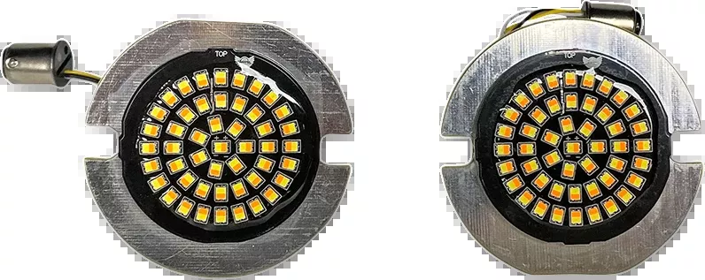 Custom Dynamics Amber/White LED Turn Signal Inserts – GEN-4-AW-1157T