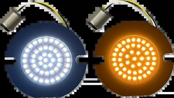 Custom Dynamics Amber/White LED Turn Signal Inserts