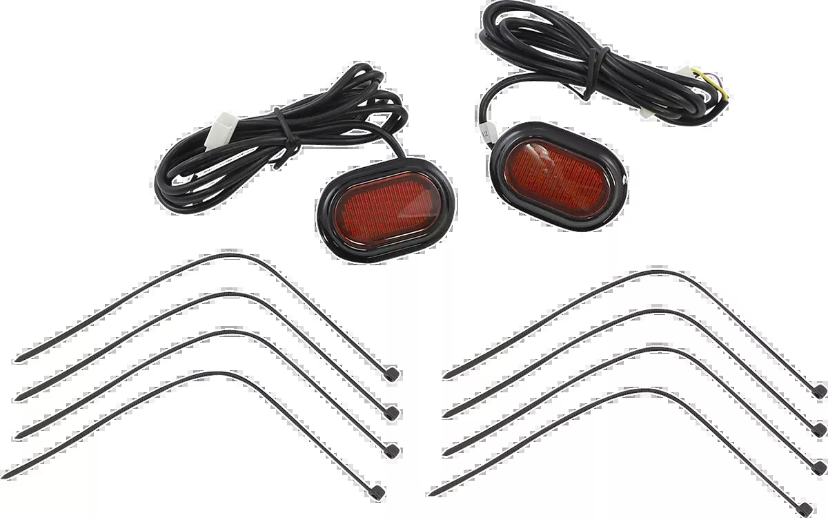 Custom Dynamics Antenna Grommet Light – Red Lens – Black – CD-PLUG-RB