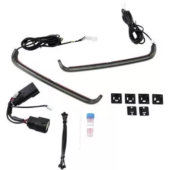 Custom Dynamics BAGZ Low Profile Lens LED Saddle Bag Lights 09-13 CVO FLHX