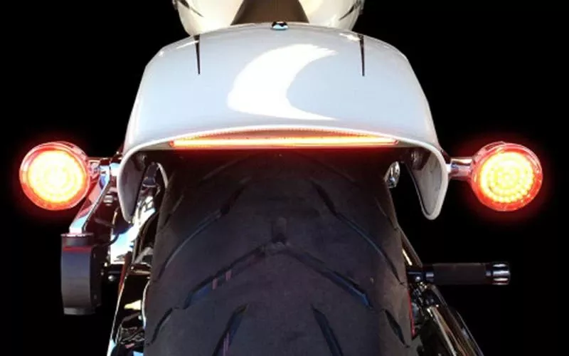 Custom Dynamics Billet LED Taillight for ’13-14 FXSB/SE Breakout Models -Chrome