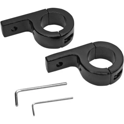 Custom Dynamics Black Halo ProBeam Fog Lamps Mount Kit for 1-1/4"Tube